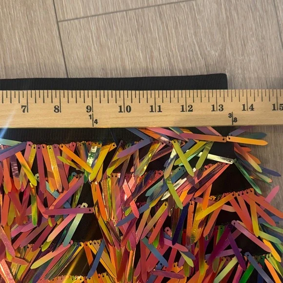 Milly Multicolor Matchstick Sequin Pencil Skirt Size 2 (estimated) - Picture 11 of 13